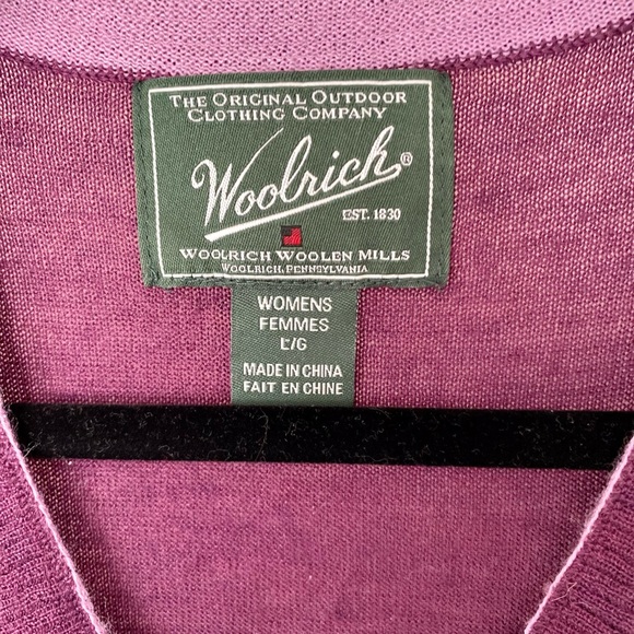 NWOT Woolrich Purple Knit Sweater - Picture 3 of 6